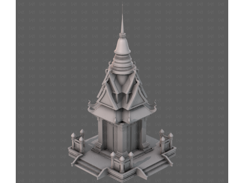 Pagoda V14 Modelo 3D