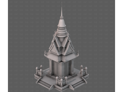 Pagoda V14 Modelo 3D