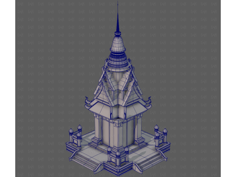 Pagoda V14 Modelo 3D