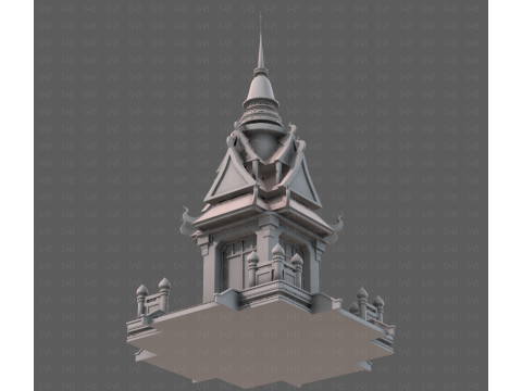 Pagoda V14 Modelo 3D