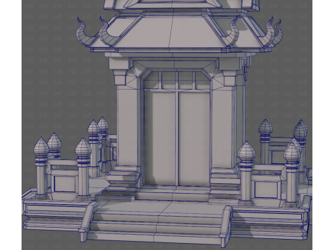 Pagoda V14 Modelo 3D