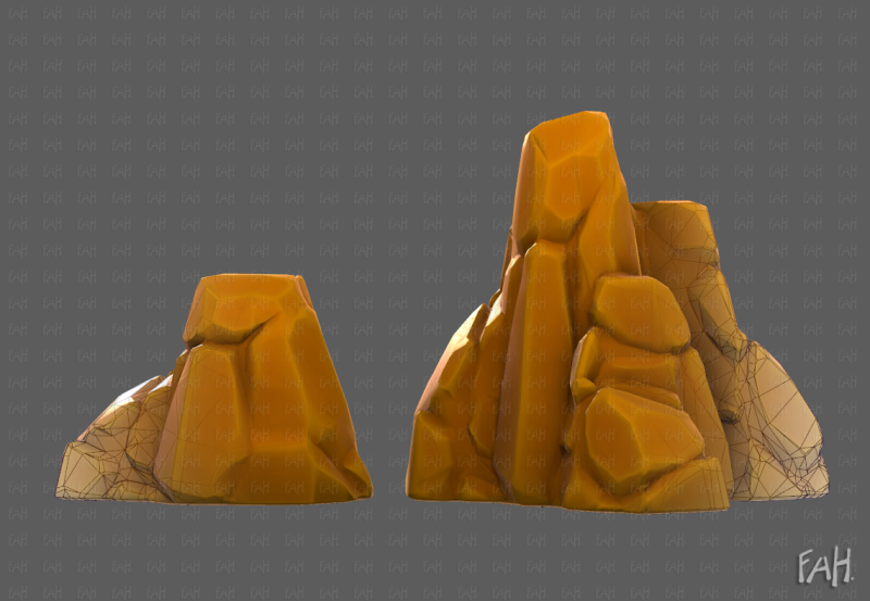 Rocks V05 3D Модель .c4d .max .obj .3ds .fbx .stl .blend 