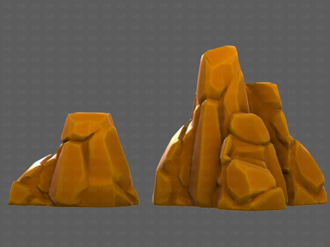 Rocks V05 3D Модель