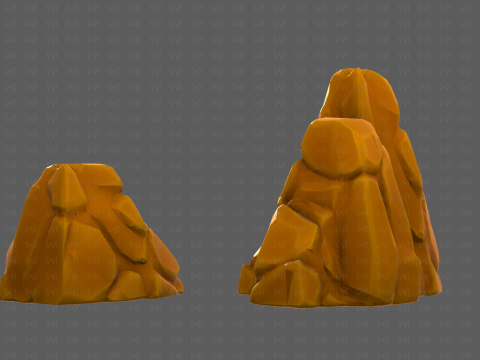 Rocks V05 3D Модель