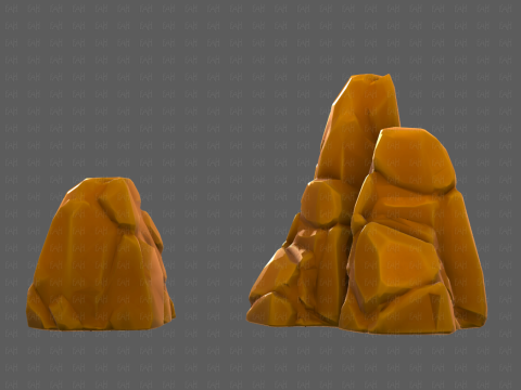 Rocks V05 3D Модель
