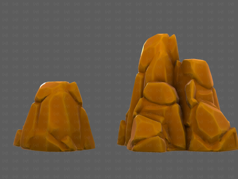 Rocks V05 3D Модель