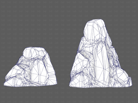 Rocks V05 3D Модель