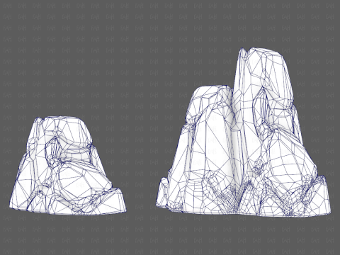 Rocks V05 3D Модель