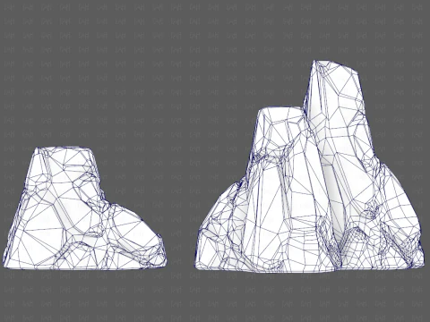 Rocce V05 Modello 3D