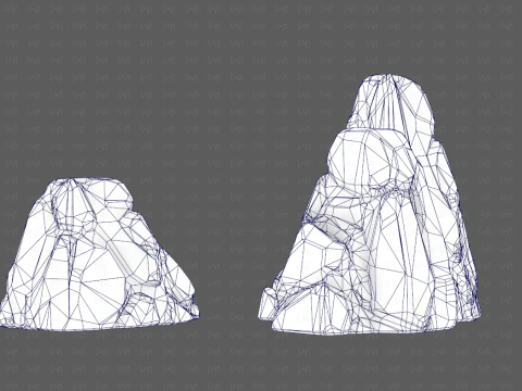 Rocce V05 Modello 3D