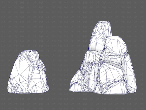 Rocce V05 Modello 3D