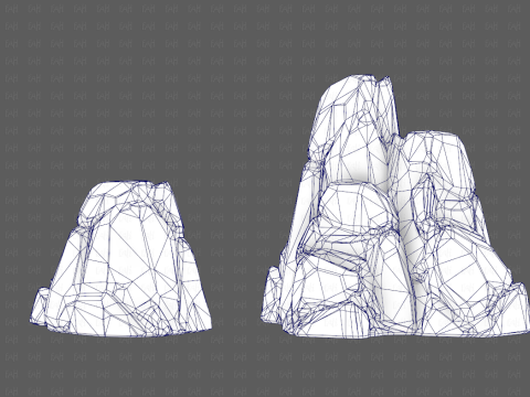 Rocks V05 3D Модель
