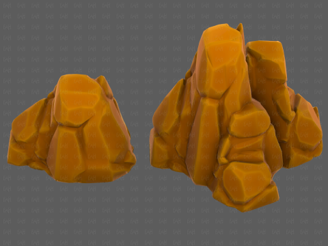 Rocks V05 3D Модель