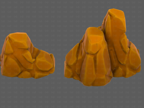 Rocks V05 3D Модель