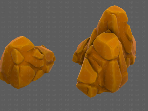 Rocks V05 3D Модель