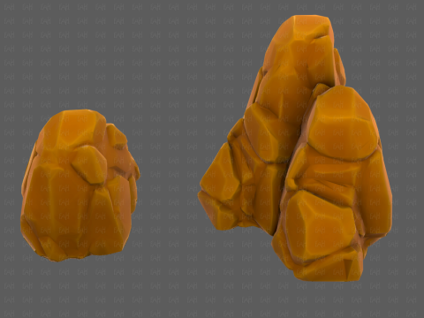 Rocks V05 3D Модель
