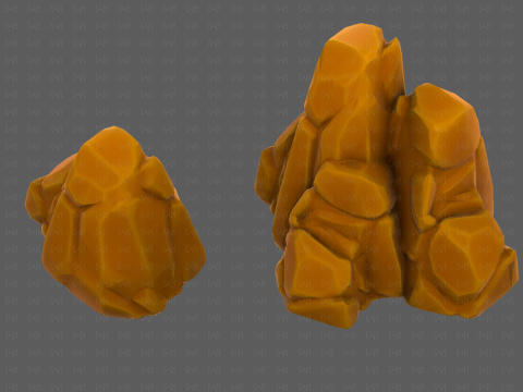 Rocks V05 3D Модель