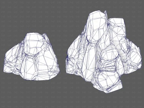 Rocce V05 Modello 3D