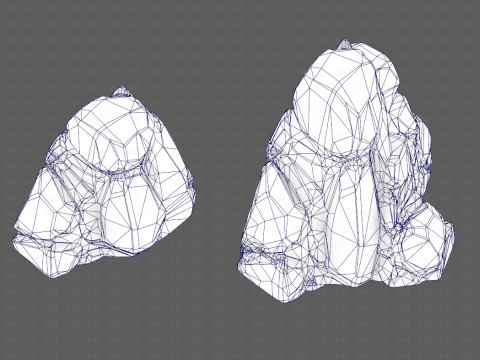 Rocks V05 3D Модель