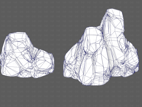 Rocks V05 3D Модель