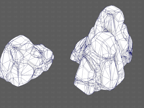 Rocks V05 3D Модель