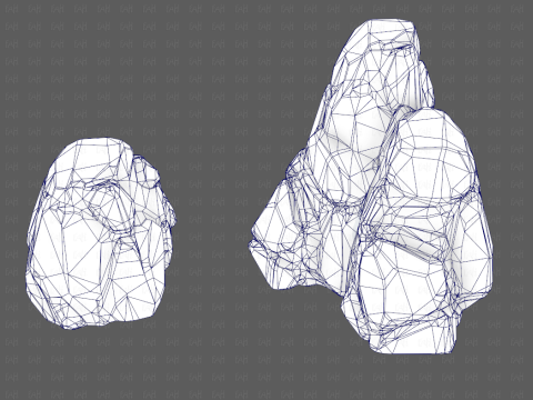 Rocks V05 3D Модель