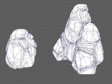 Rocce V05 Modello 3D