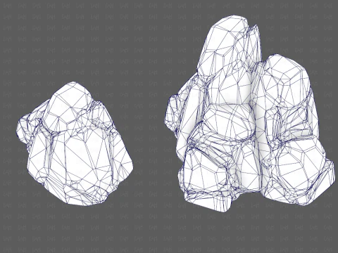 Rocce V05 Modello 3D