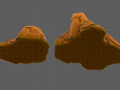 Rocks V05 3D Модель