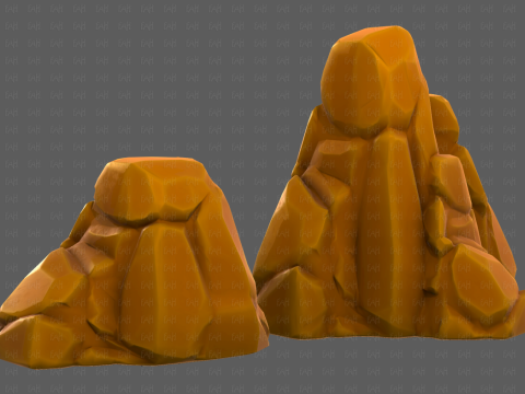 Rocks V05 3D Модель