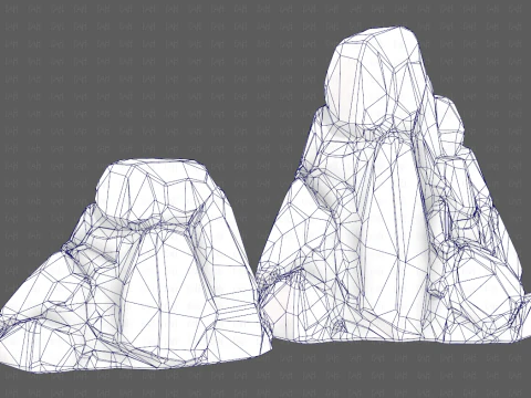 Rocce V05 Modello 3D