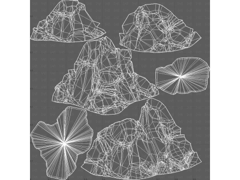Rocce V05 Modello 3D