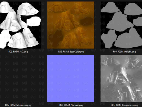Rocce V05 Modello 3D