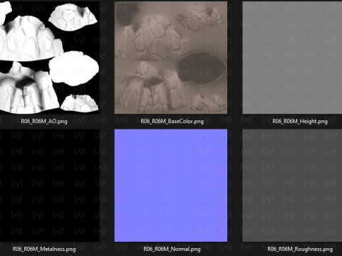 Rocks V06 3D Model