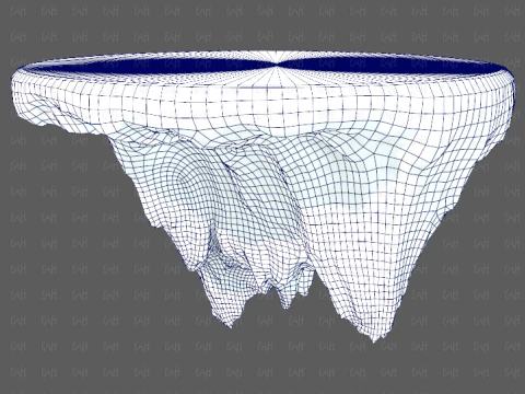 Isola V01 Modello 3D