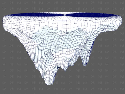 Isola V01 Modello 3D