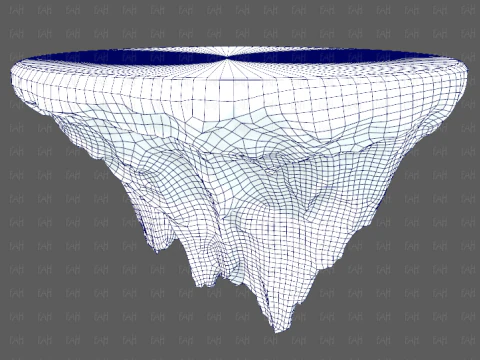 Isola V01 Modello 3D