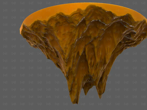 Isola V01 Modello 3D