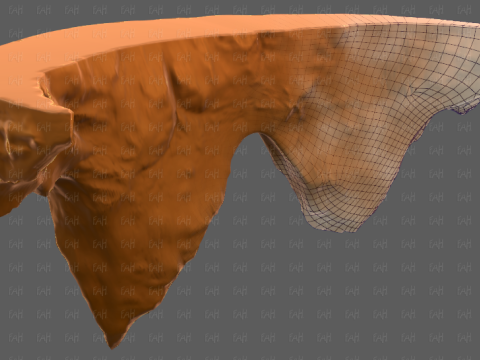 Isola V02 Modello 3D