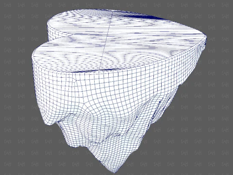 アイランドV03 3Dモデル