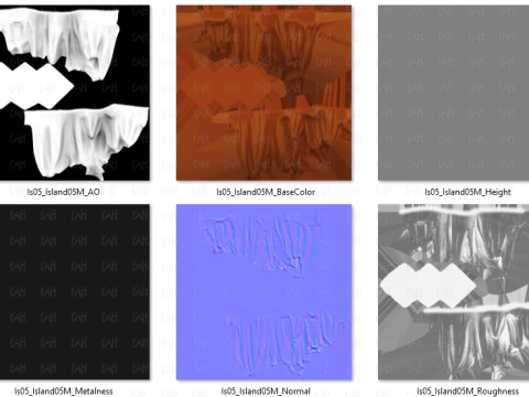 Isola V05 Modello 3D