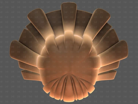 Base Hair for girl V67 3D Model