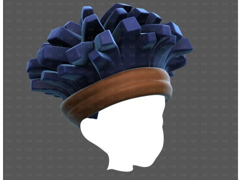 Base Hair for Boy V67 3D Model