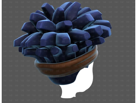 Base Hair for Boy V67 3D Model