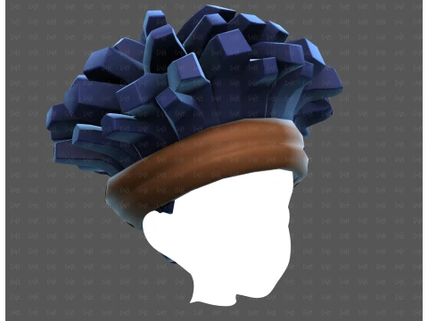 Base Hair for Boy V67 3D Model