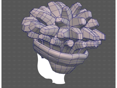 Base Hair for Boy V67 3D Model