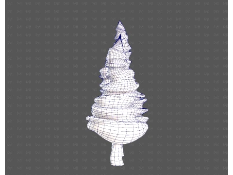 Trees Cartoon V64 3D Model
