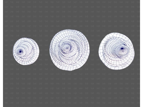 Trees Cartoon V64 3D Model