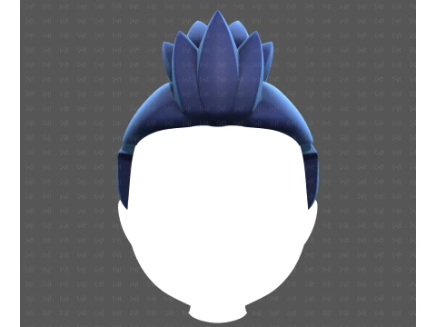 Base Hair for Boy V68 3D Model