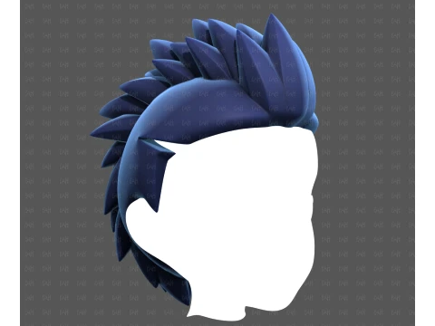 Base Hair for Boy V68 3D Model